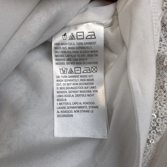 Isaac Mizrahi Live Women Always Isaac Sequin T-Shirt-Multi Color Sequence Large - Picture 5 of 11